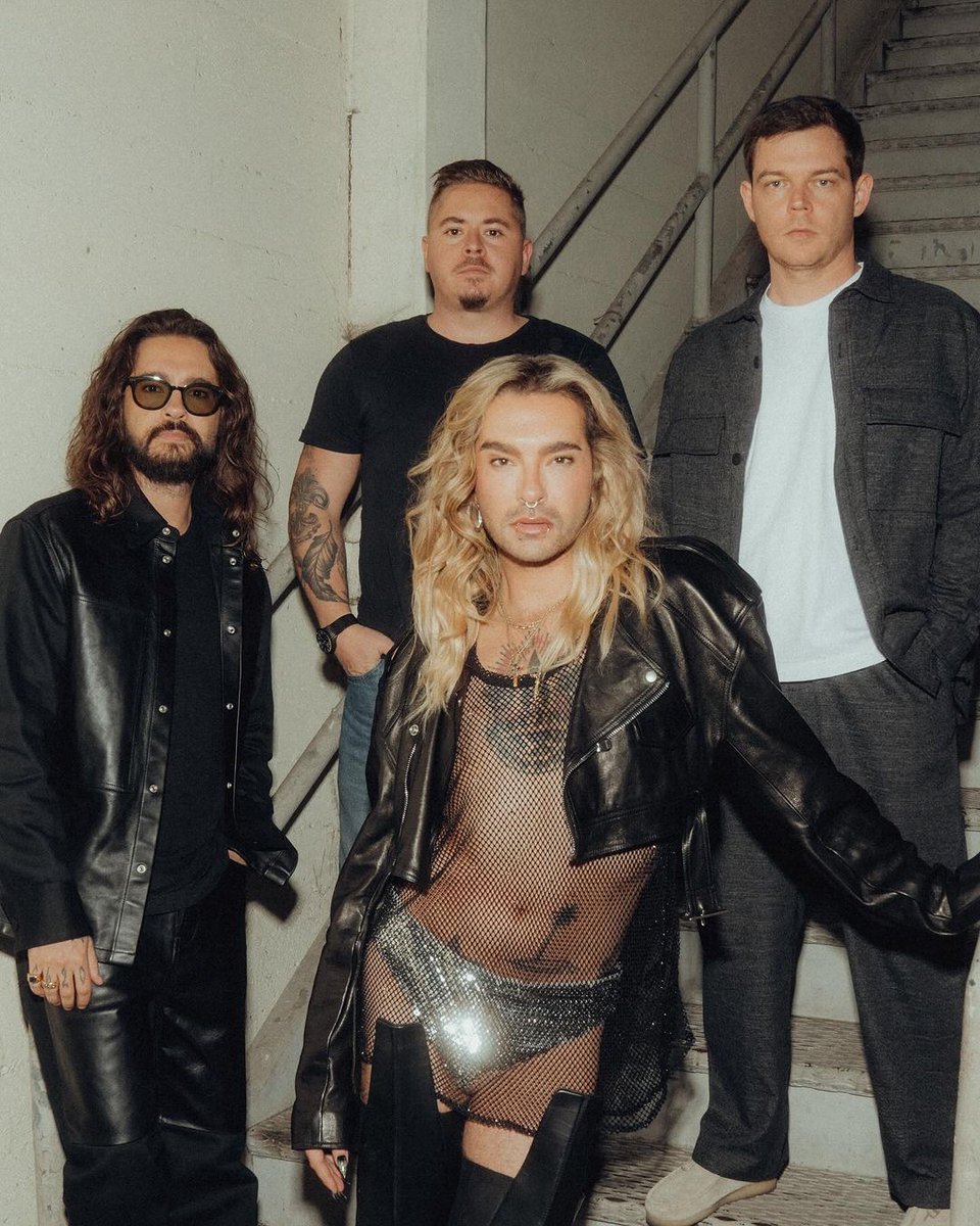 tokiohotel's tweet photo. Already the 3rd show of our tour tonight! 🤯 We're ready! 🔥 Who is coming to one of the remaining Shows in Mexico City, Lima, Santiago de Chile, Sao Paulo and Buenos Aires? 👀 https://t.co/CdnBPLFilq