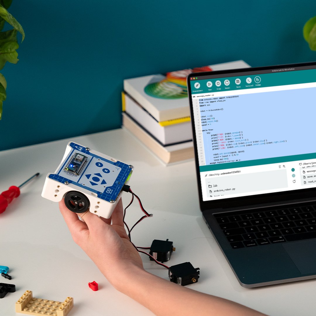 RobotShop's tweet image. ✨ Exciting News for Arduino &amp;amp; STEM Fans ✨
The Arduino Alvik Robot now supports block-based coding, making programming easier for young learners.
Start coding today with the Alvik Robot: rb1.shop/3BdUoOg
#Arduino #STEMEducation #RobotShop #EdTech