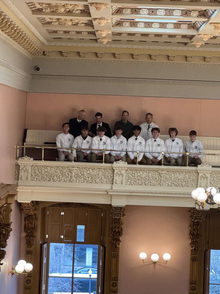 Today your <a href="/MasonHSComets/">MasonComets</a> State XC Champions were honored at the state capital by <a href="/MathewsforOhio/">Adam Mathews</a>!  <a href="/Go_MasonComets/">Mason Athletics</a> <a href="/gmcsports/">GMC Sports</a> <a href="/OHSAASports/">OHSAA Sports</a> <a href="/imaginemason/">City of Mason Ohio</a>