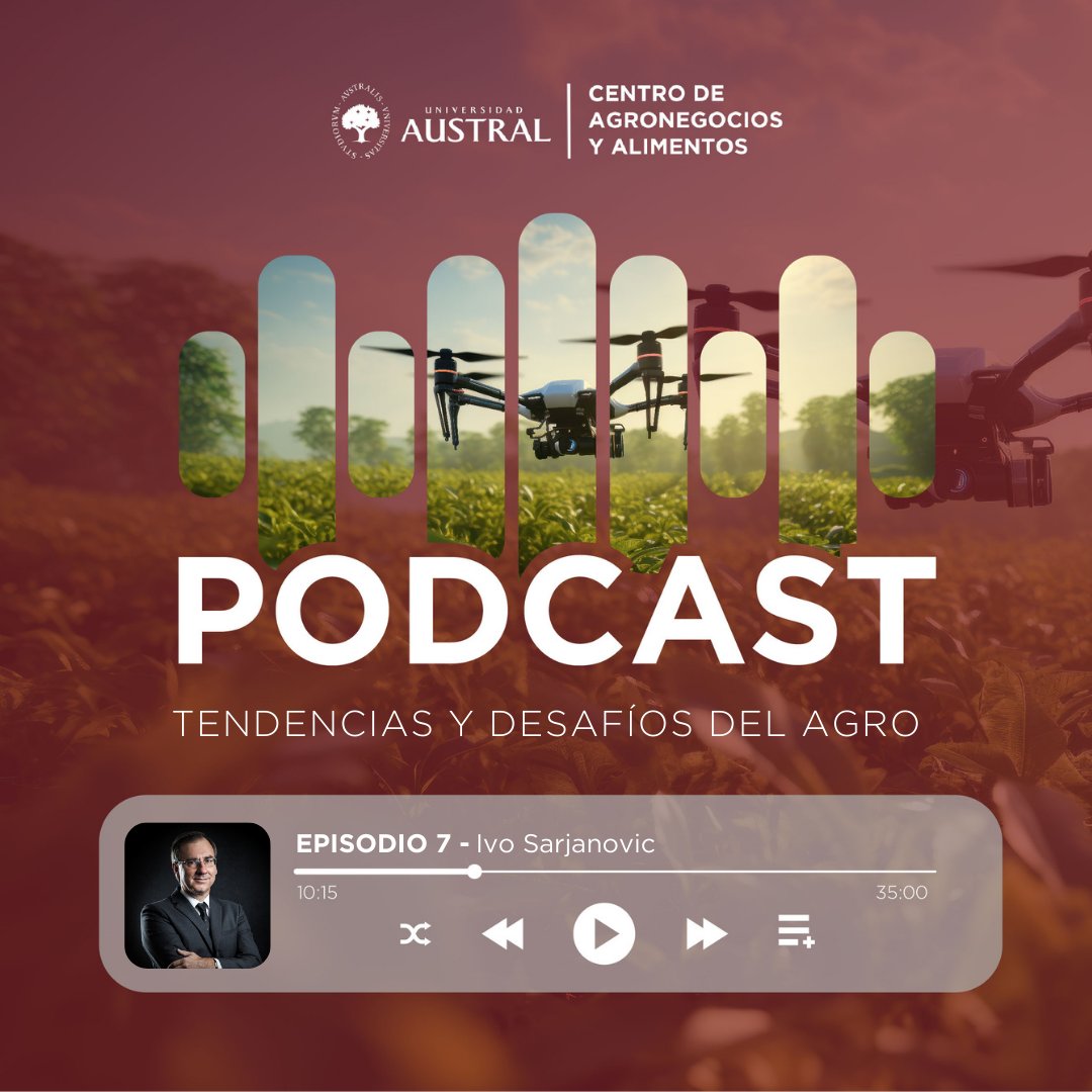 Ya salió el 7mo episodio del #PodcastCEAG 🎙️

En esta oportunidad, entrevistamos a 𝗜𝘃𝗼 𝗦𝗮𝗿𝗷𝗮𝗻𝗼𝘃𝗶𝗰 para tratar sobre los desafíos y oportunidades del mercado de los #commodities. 

🎧 ¡No te lo pierdas! Escucha el episodio completo en Spotify: shorturl.at/5wDVZ