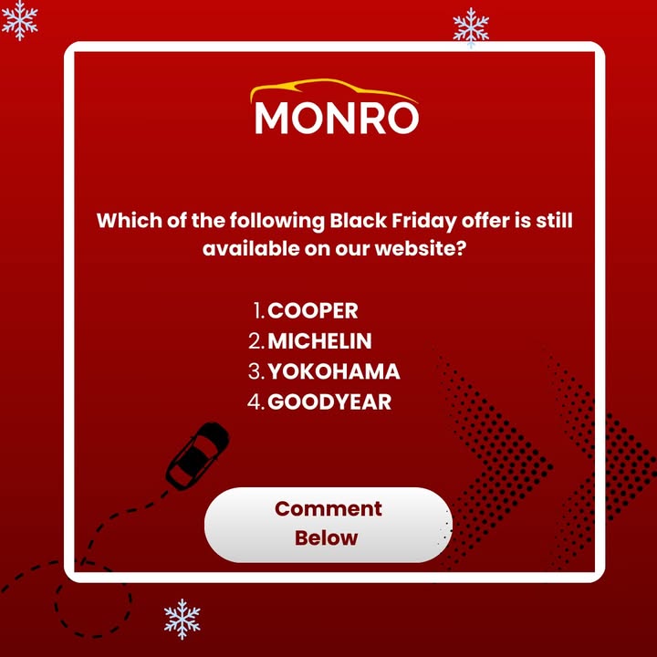 We're back with Trivia! #offers #Monro #decemberoffers