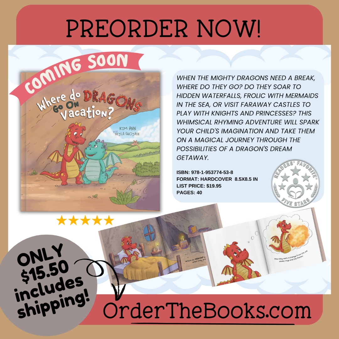 KimAnnWriter1's tweet photo. 🚨🔥 Calling All Dragon Lovers and Adventure Seekers! 🔥🚨

Where do dragons go when they need a break? 🌴✨ Find out in my brand-new book, Where Do Dragons Go on Vacation? 🐉💼!

#NewRelease #Preorder #KimAnn #DragonBooks #dragonbooksforkids #bookanauthor #preordercampaign https://t.co/fdMsTywFt2