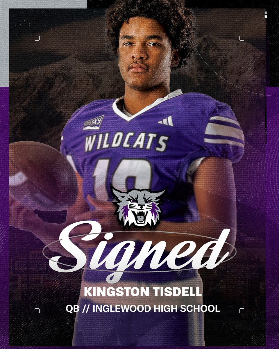 Weber State Football 🏈 (@weberstatefb) on Twitter photo SIGNED ✍️
There’s a New KING in Ogden
Please welcome, <a href="/Kings10Tisdell/">Kingston Tisdell</a>
#WeberStateGreat | #NSD25 SIGNED ✍️
There’s a New KING in Ogden
Please welcome, <a href="/Kings10Tisdell/">Kingston Tisdell</a>
#WeberStateGreat | #NSD25