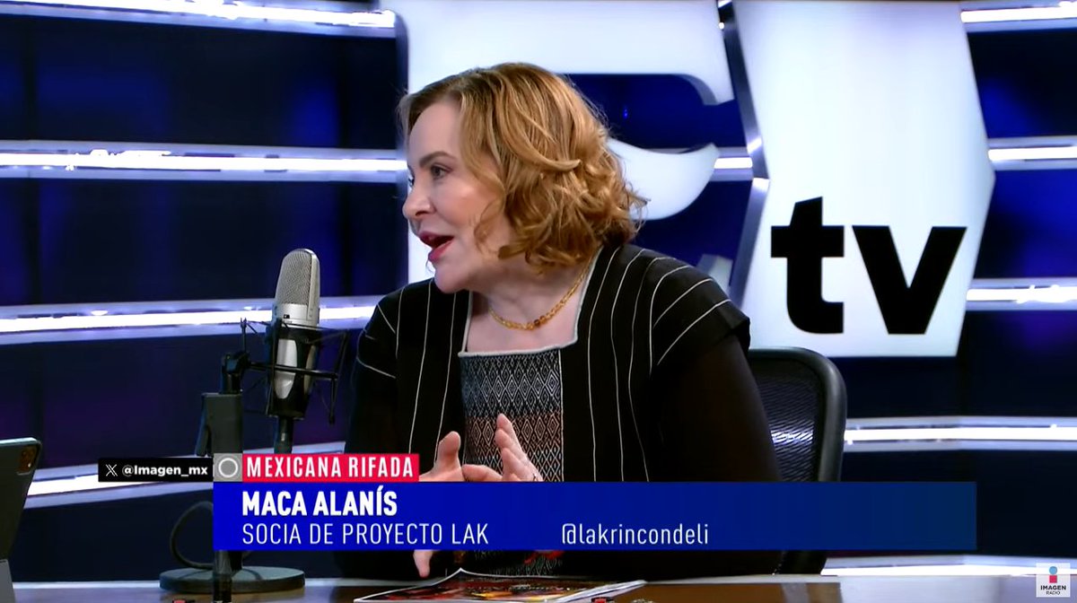 Nuestra #MexicanaRifada es Maca Alanís de Proyecto Lak (<a href="/LakRinconDeli/">LAK Rincón Deli</a>).
#AlAireQTF