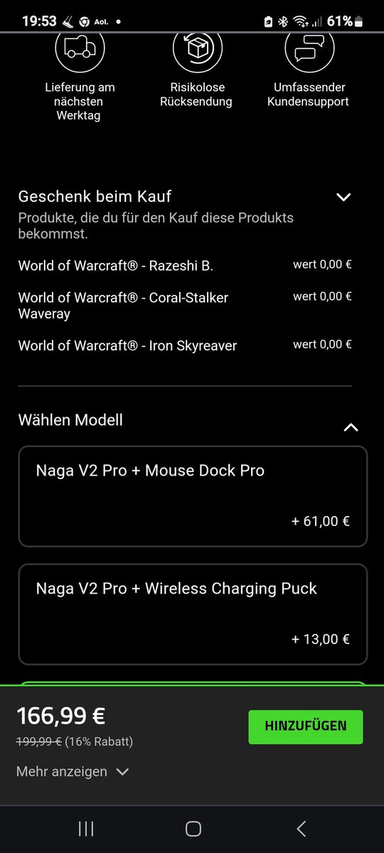 Khriz8656's tweet photo. @ChromieDe @Warcraft_DE @RazerGermany Ist jetzt online. https://t.co/Duc99avrcZ