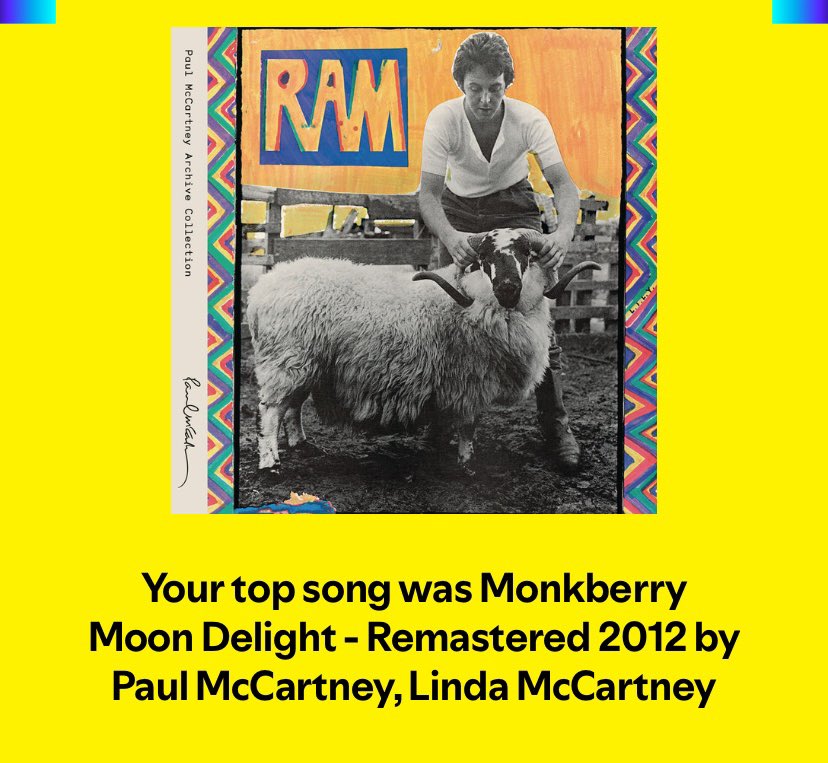 GltnTugba's tweet photo. Sir @PaulMcCartney 🫡 #SpotifyWrapped2024 https://t.co/2ybcCdZPM3