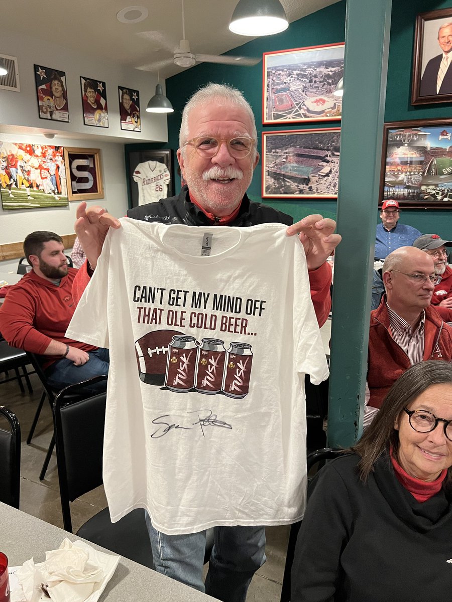Catfish Hole (@thecatfishhole) on Twitter photo Fun last <a href="/CoachSamPittman/">Coach Sam Pittman</a> LIVE for the year last Wed w/ <a href="/pwk54/">Patrick Kutas</a> & <a href="/iang2023/">Ian Geffrard</a> ! #WPS 🐗🏈
<a href="/RazorbackFB/">Arkansas Razorback Football</a> <a href="/ArkRazorbacks/">Arkansas Razorbacks 🐗</a> <a href="/arkansasalumni/">Arkansas Alumni Association</a> <a href="/UArkansas/">University of Arkansas</a> <a href="/RazorFoundation/">Razorback Foundation 🐗</a> <a href="/lindseynwa/">Lindsey & Associates Real Estate</a> <a href="/VisitHotSprings/">Visit Hot Springs</a> <a href="/OaklawnRacing/">Oaklawn Hot Springs</a> <a href="/WestrockCoffee/">Westrock Coffee Company</a> <a href="/921TheTicket/">92.1 The Ticket</a> <a href="/Learfield/">LEARFIELD</a> <a href="/GoatLab2/">GoatLab</a> <a href="/blanehoward/">Blane Howard</a> #arkansasyall Fun last <a href="/CoachSamPittman/">Coach Sam Pittman</a> LIVE for the year last Wed w/ <a href="/pwk54/">Patrick Kutas</a> & <a href="/iang2023/">Ian Geffrard</a> ! #WPS 🐗🏈
<a href="/RazorbackFB/">Arkansas Razorback Football</a> <a href="/ArkRazorbacks/">Arkansas Razorbacks 🐗</a> <a href="/arkansasalumni/">Arkansas Alumni Association</a> <a href="/UArkansas/">University of Arkansas</a> <a href="/RazorFoundation/">Razorback Foundation 🐗</a> <a href="/lindseynwa/">Lindsey & Associates Real Estate</a> <a href="/VisitHotSprings/">Visit Hot Springs</a> <a href="/OaklawnRacing/">Oaklawn Hot Springs</a> <a href="/WestrockCoffee/">Westrock Coffee Company</a> <a href="/921TheTicket/">92.1 The Ticket</a> <a href="/Learfield/">LEARFIELD</a> <a href="/GoatLab2/">GoatLab</a> <a href="/blanehoward/">Blane Howard</a> #arkansasyall