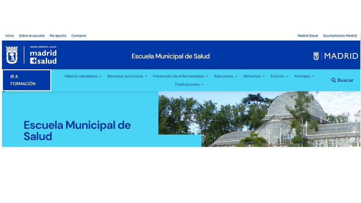 OAC_MS's tweet image. 📣La Escuela Municipal de Salud de @madridsalud es una plataforma informativa y educativa que ofrece formación sobre temas de #salud, promoviendo la #participación y #empoderando a las personas para mejorar su bienestar 💝
🙋Descubre la escuela: buff.ly/3CRJ9LR