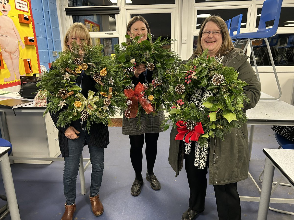Garstang Academy (@garstangacademy) on Twitter photo <a href="/GarstangAcademy/">Garstang Academy</a> staff enjoyed a wreath making session on Monday evening π<a href="/GCA_PE/">G.C.A. PE Department</a> thank you to Miss Rainbow & Miss Shepherd for organising <a href="/GarstangAcademy/">Garstang Academy</a> staff enjoyed a wreath making session on Monday evening π<a href="/GCA_PE/">G.C.A. PE Department</a> thank you to Miss Rainbow & Miss Shepherd for organising