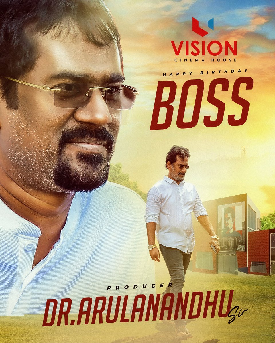 Vision Cinema House (@vchproduction) on Twitter photo Wishing the “Boss of Vision Cinema House” Our Producer <a href="/arulanandhu_d/">Dr D Arulanandhu</a> Sir A very Happy Birthday Wishing the “Boss of Vision Cinema House” Our Producer <a href="/arulanandhu_d/">Dr D Arulanandhu</a> Sir A very Happy Birthday