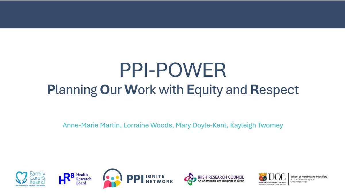 The <a href="/CarersIreland/">Family Carers Ireland</a> Annual Conference is always a great opportunity for family carers and researchers to meet! It was an ideal forum to present our PPI-POWER project supported by the <a href="/PPI_Ignite_UCC/">PPI Ignite Network @ UCC</a> Seed Funding Scheme. #PPI #intellectualdisability #listen #collaboration