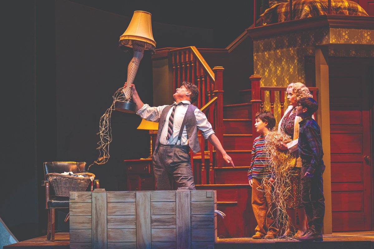 We are MAJORLY excited to welcome our first audience to A Christmas Story, The Musical, tonight!

Pictured: Adam Brazier, Addison Wagman, Jamie McRoberts and Finn Kirk

Directed by Mary Francis Moore 
Set &amp; Costume Design by Brandon Kleiman
Lighting Design by Jareth Li