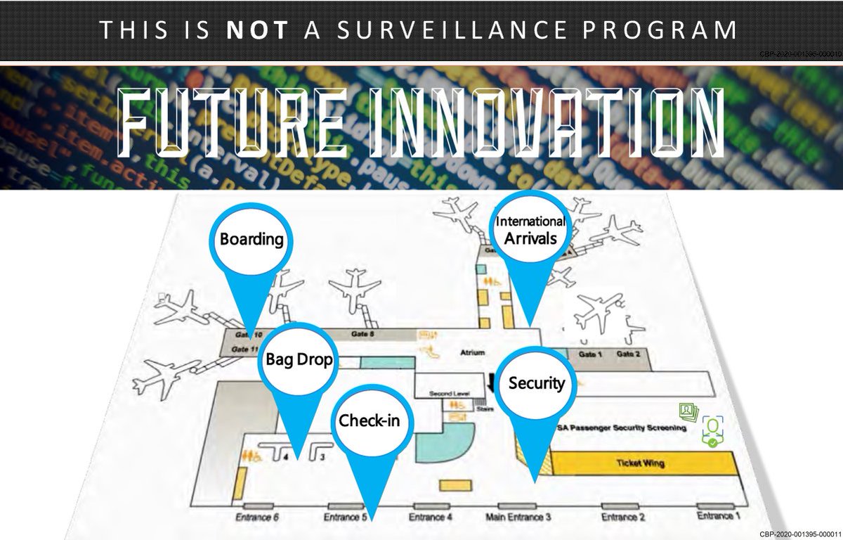 CBP facial recognition is a service for the airline industry.

Responses to our FOIA requests show the malign converence of interest in facial recognition for traveler identification and tracking between government and the airline industry:

papersplease.org/wp/2024/12/04/…