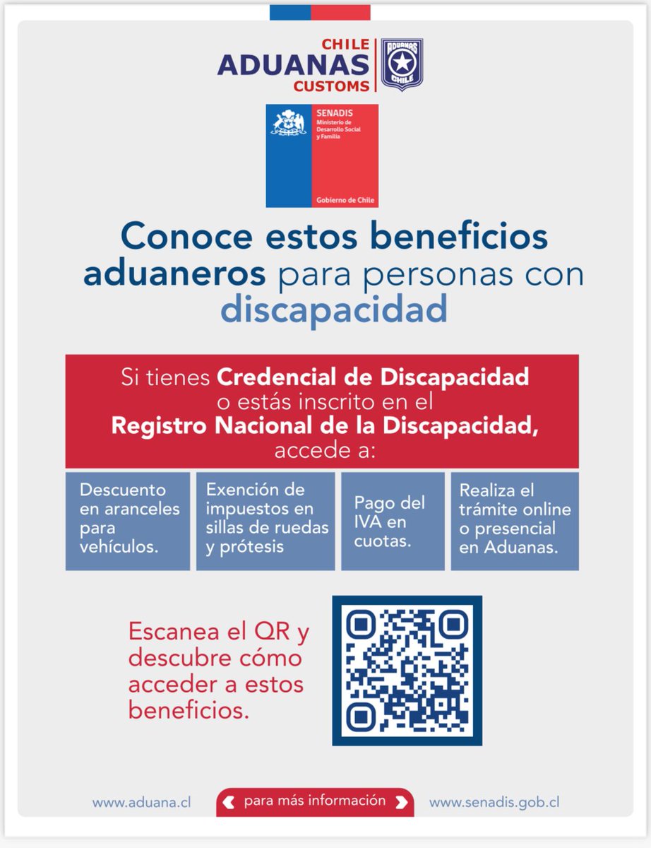Fundación Mis Talentos (@mis_talentos) on Twitter photo En el #DiadelaDiscapacidad estuvimos en #Antofagasta junto al Director de <a href="/AduanaCL/">Aduanas de Chile</a> de esa ciudad y la Directora (s) de <a href="/Senadis_Antof/">Senadis Antofagasta</a> en el lanzamiento de una guía audiovisual que entrega beneficios aduaneros a personas con discapacidad. En el #DiadelaDiscapacidad estuvimos en #Antofagasta junto al Director de <a href="/AduanaCL/">Aduanas de Chile</a> de esa ciudad y la Directora (s) de <a href="/Senadis_Antof/">Senadis Antofagasta</a> en el lanzamiento de una guía audiovisual que entrega beneficios aduaneros a personas con discapacidad.