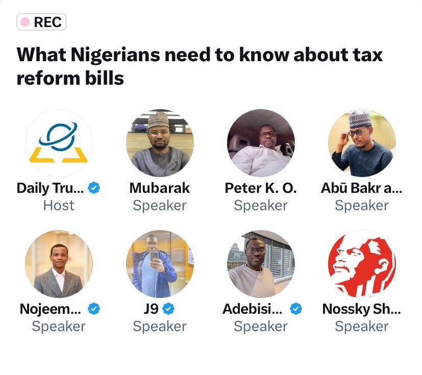 Voice of Arewa (@voiceofarewa01) on Twitter photo We want to announce to you that we suspended our today’s Space as a result that <a href="/daily_trust/">Daily Trust</a> had hosted a Space with same topic which led us to postponed ours.
A new date will be announced, we can join them to have some inside about the Bill.
Thank you for your understanding We want to announce to you that we suspended our today’s Space as a result that <a href="/daily_trust/">Daily Trust</a> had hosted a Space with same topic which led us to postponed ours.
A new date will be announced, we can join them to have some inside about the Bill.
Thank you for your understanding