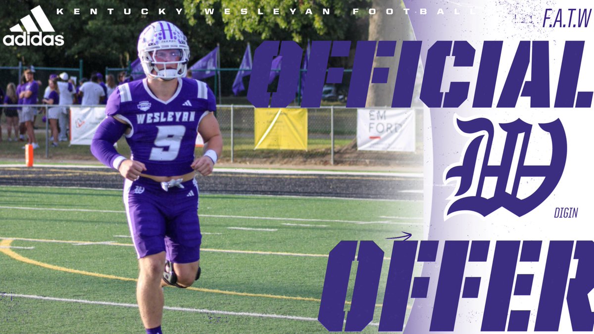 Blessed to receive my second offer from Kentucky Wesleyan <a href="/AlthoffFootball/">Althoff Catholic Football</a> <a href="/ByronGettis/">Koach Byron Gettis Sr</a>