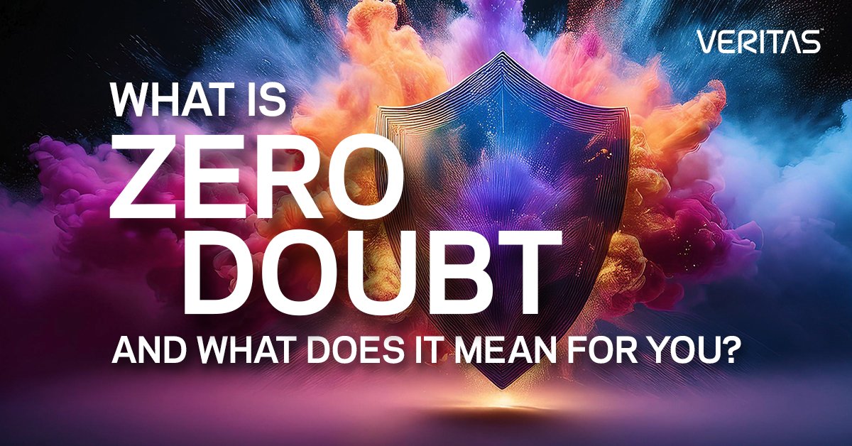 Are you ready for cyber resilience with Zero Doubt? Have complete certainty that your critical data and applications are resilient, compliant, and secure with Veritas. Learn more: vrt.as/4glR2IK