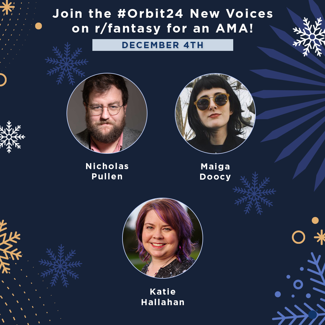 Happening now!

Head over to R/Fantasy now to ask some of Orbit's debut authors anything! 

bit.ly/41kIEo0