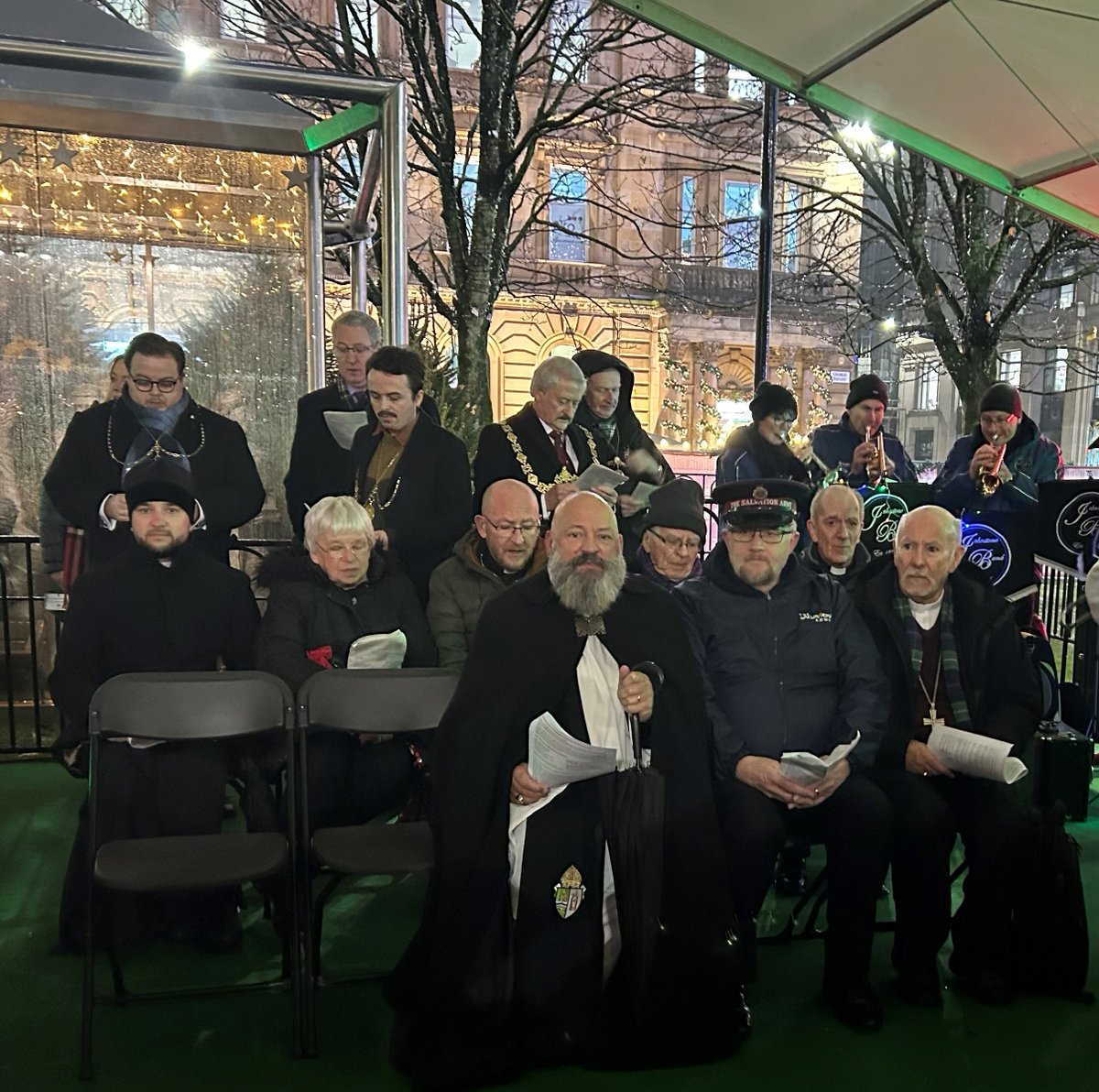 Lord Provost of Glasgow (@lordprovostgcc) on Twitter photo Children <a href="/CadderPrimary/">Cadder Primary</a> singing Christmas Carols at Blessing of Crib in George Square this evening
My thanks to clergy and all who came along. Sweet singing and <a href="/JohnstoneBand/">Johnstone Band</a> put everyone in festive mood. ⭐🎼⭐
Michael Gilligan, sister Orla & Jeannie McCulloch loved it 💕 Children <a href="/CadderPrimary/">Cadder Primary</a> singing Christmas Carols at Blessing of Crib in George Square this evening
My thanks to clergy and all who came along. Sweet singing and <a href="/JohnstoneBand/">Johnstone Band</a> put everyone in festive mood. ⭐🎼⭐
Michael Gilligan, sister Orla & Jeannie McCulloch loved it 💕