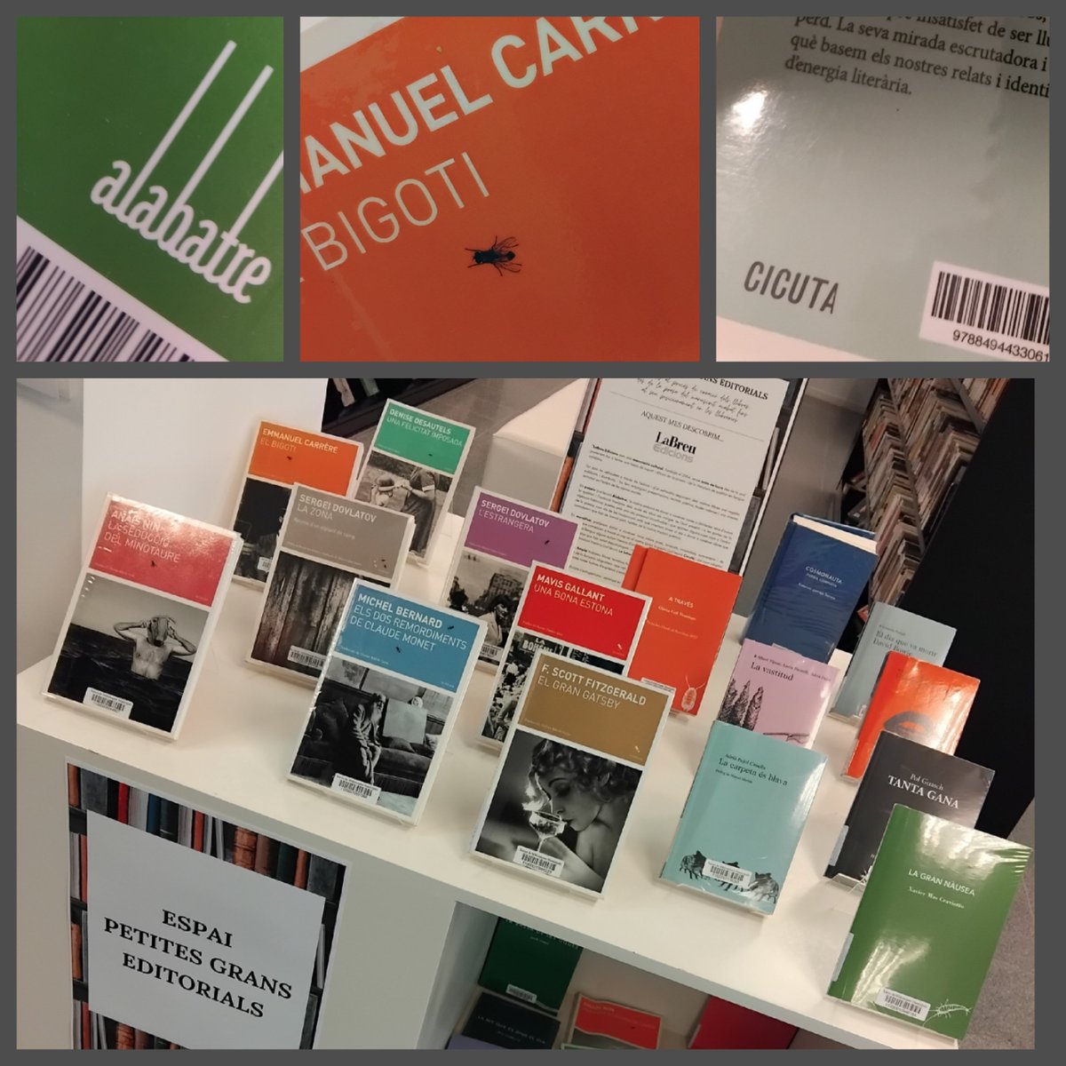 bcastelldefelsr's tweet image. Aquest mes dediquem l'espai #PetitesGransEditorials a 
@LaBreuEdicions
 una associació cultural  "que difon poesia i literatura de qualitat en llengua catalana" #alabatre #cicuta #laIntrusa i #bandaAmpla