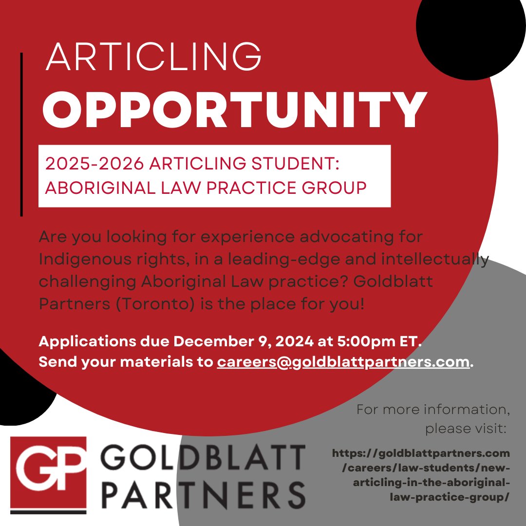 National Indigenous Law Students' Association tweet media