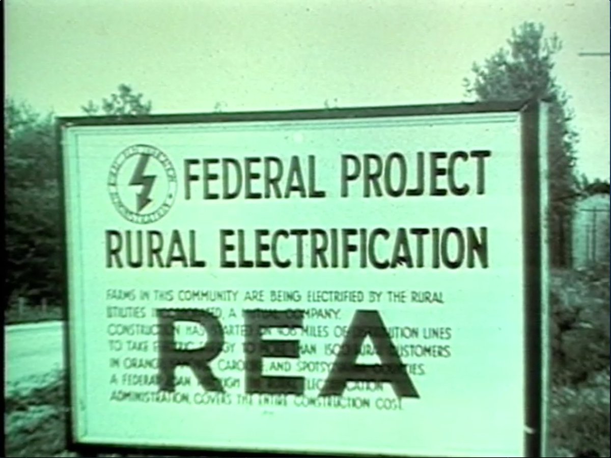 MakeAugusta's tweet image. The Rural Electrification Administration was responsible for bringing electricity to 90% of America&apos;s farm communities by 1951. This is a collection of interesting things I discovered while researching the REA. #REA #DatasheetDigest