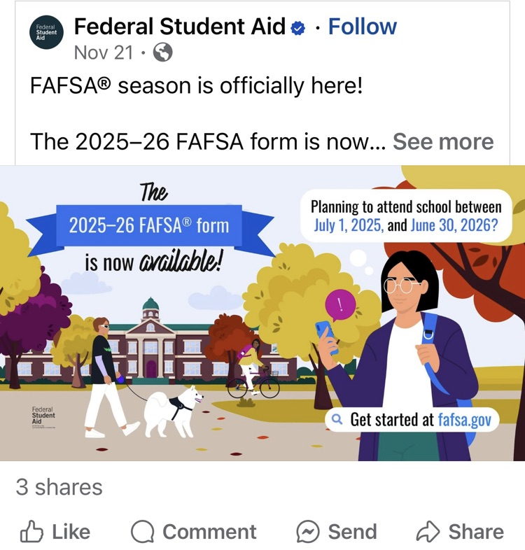 taschools's tweet photo. Seniors and parents, the FASFA is open!!!  Even if your student is not sure of their plans after high school you should still complete this.  Any questions contact Michelle Clark 906-293-3226 ext 1119 https://t.co/9Dd1u8XAtI