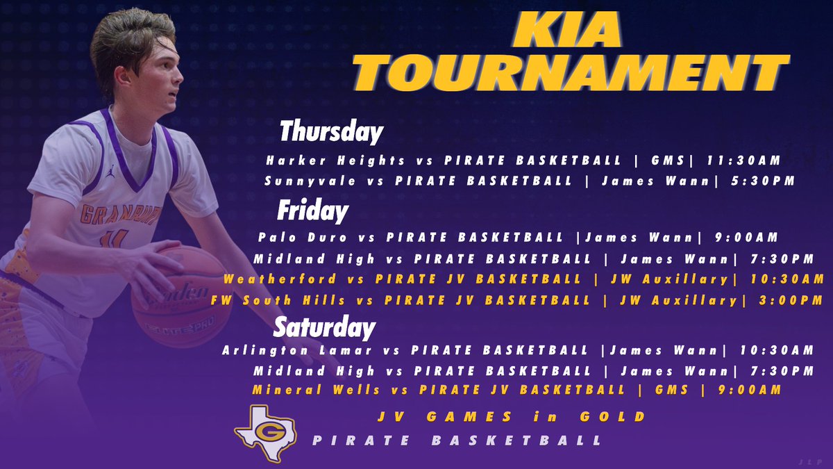 Pirate_Basketball (@323_pirates) on Twitter photo #KIATournament starting Thursday Dec. 5th. Come catch your Pirates and <a href="/granburylphoops/">Granbury Lady Pirate Basketball</a>
<a href="/granburyisd/">Granbury ISD</a> <a href="/granburyisd/">Granbury ISD</a> <a href="/GISD_Sport/">Granbury ISD Athletics</a> <a href="/Coach_Mc/">Jeremy McFerrin</a> <a href="/Tabchoops/">𝙏𝘼𝘽𝘾🏀📋</a> <a href="/TexasHoopsGASO/">TexasHoops/GASO 🔗</a> <a href="/hoopinsider/">Hoopinsider</a> #KIATournament starting Thursday Dec. 5th. Come catch your Pirates and <a href="/granburylphoops/">Granbury Lady Pirate Basketball</a>
<a href="/granburyisd/">Granbury ISD</a> <a href="/granburyisd/">Granbury ISD</a> <a href="/GISD_Sport/">Granbury ISD Athletics</a> <a href="/Coach_Mc/">Jeremy McFerrin</a> <a href="/Tabchoops/">𝙏𝘼𝘽𝘾🏀📋</a> <a href="/TexasHoopsGASO/">TexasHoops/GASO 🔗</a> <a href="/hoopinsider/">Hoopinsider</a>