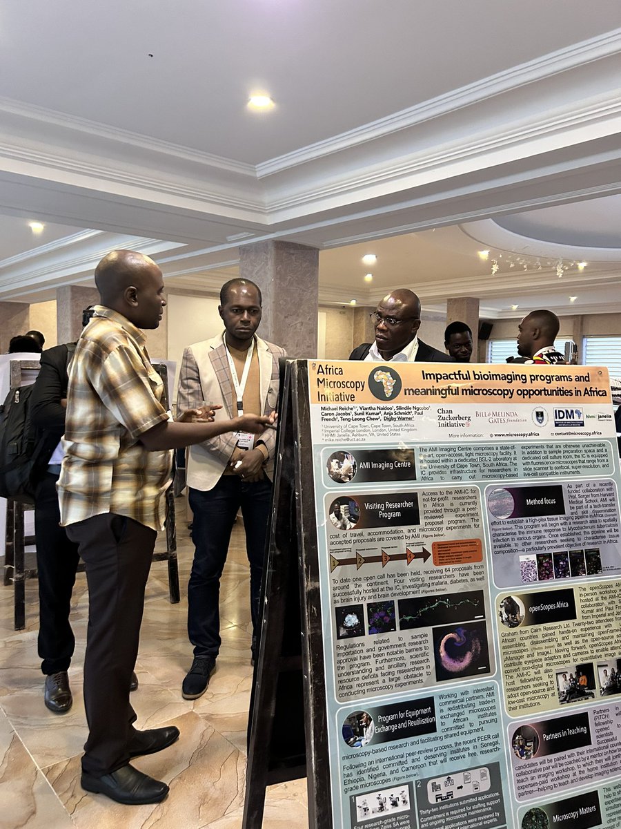 afribioimaging's tweet image. And that’s a wrap! Merci à tous! Those who joined us in person & online, @CSRS_CIV for the hosting support & @cziscience for the funding to make the meeting possible! We’re leaving #ABIC_CM2024 inspired and energised for the future of bioimaging & community in Africa! 🔬🌍🇨🇮🙌