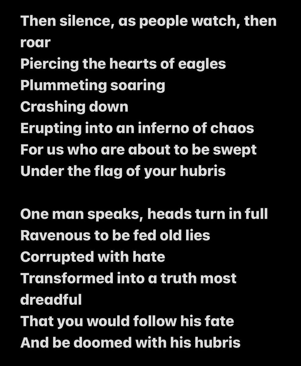 SWCHS_Poetry's tweet photo. A powerful poem written by one of our very insightful Y13 poets. 
Thank you Sam for this evocative piece.
#poetrycommunity https://t.co/HhzwiIUA5h