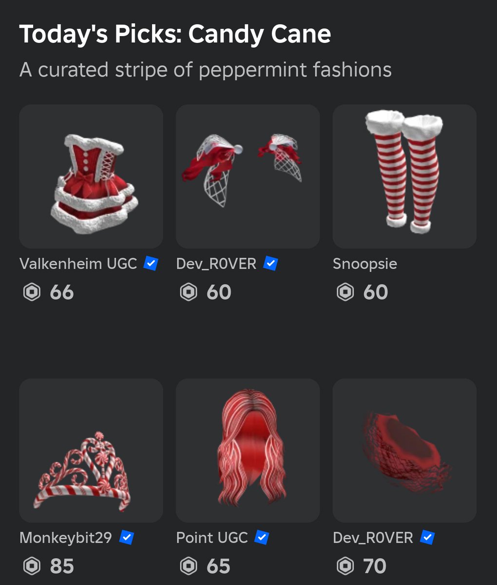 rblx_picks (@rblx_picks) on Twitter photo #TodaysPicks for female-identifying users are swirled in red. Red & white #RobloxUGC from <a href="/valkenheim__/">valk</a>, <a href="/Snoopsie_/">snoopsie</a>, <a href="/Rover_roblox/">Rover</a>, <a href="/PointMelon/">PointMelon</a>, and <a href="/Monkeybitart/">Bryan Walter</a>. #TodaysPicks for female-identifying users are swirled in red. Red & white #RobloxUGC from <a href="/valkenheim__/">valk</a>, <a href="/Snoopsie_/">snoopsie</a>, <a href="/Rover_roblox/">Rover</a>, <a href="/PointMelon/">PointMelon</a>, and <a href="/Monkeybitart/">Bryan Walter</a>.