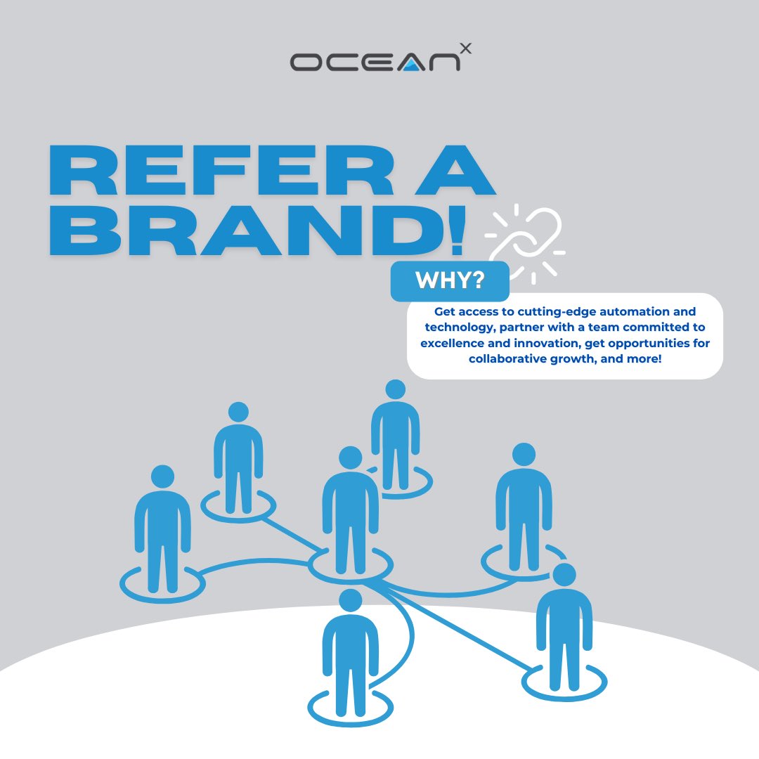 🌟Unlock your growth potential with us! 

Know a brand seeking a flexible, tech-driven fulfillment partner? Refer them to OceanX and help us empower more businesses to scale with industry-leading automation, operational excellence, and innovation. 

visit OceanX.com