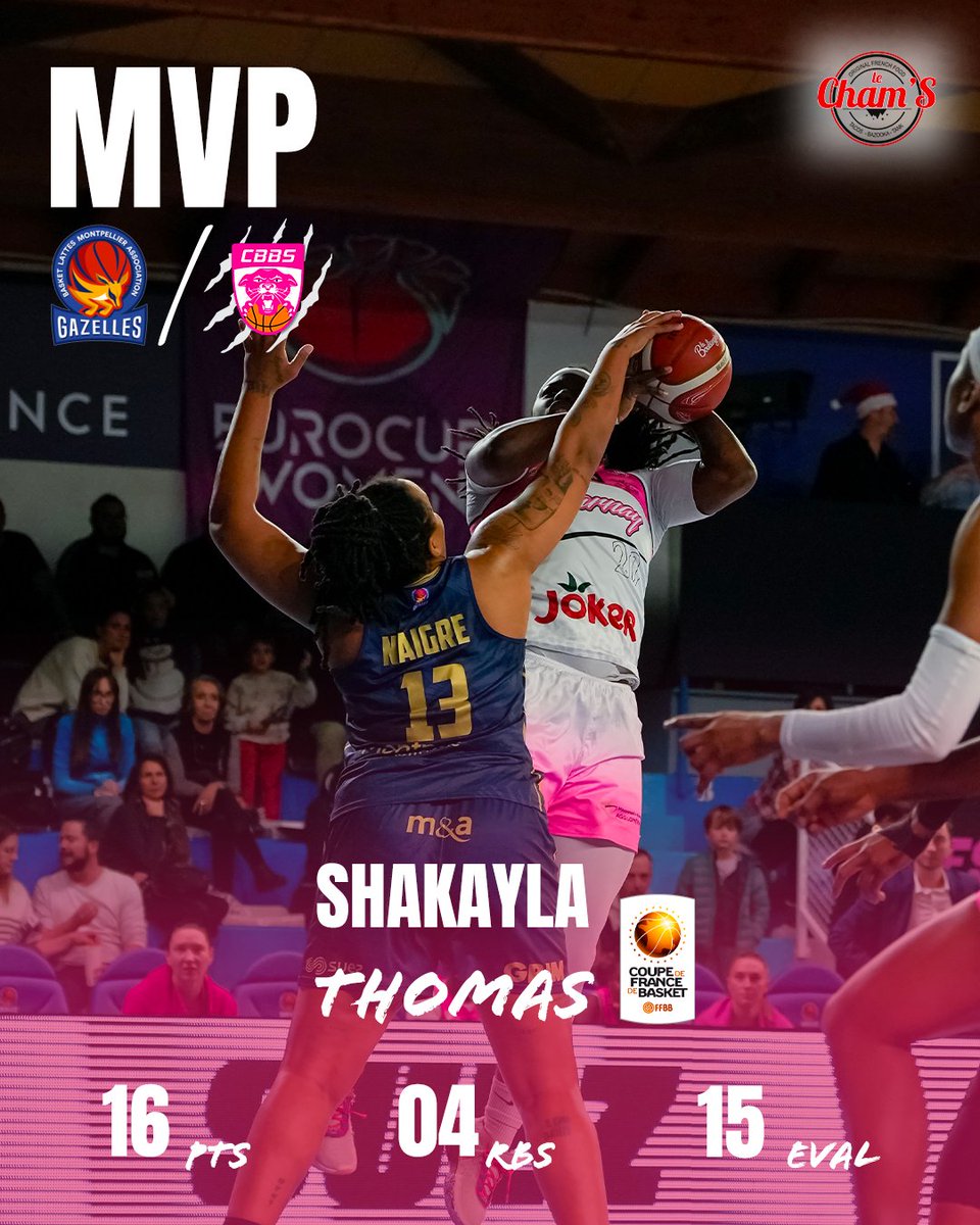 cbbs_basket's tweet photo. SHAKAYLA  in full force tonight 😤

15 pts, 4 rbs, 15 d'évaluation bravo à elle !

Annoncé par @lechams71 https://t.co/FLDmr3ExrX