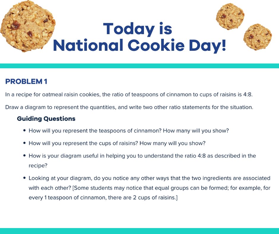 What better way to celebrate National Cookie Day than by creating ratios for your recipe! fshtnk.org/4hP2nSs