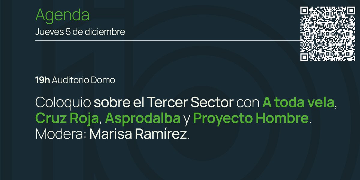 🗓️ Mañana en nuestro #EspacioFundaciónUnicaja en Almería...

🤾🏻‍♀️17:00 horas. Taller de Balonmano con la <a href="/FAndaluzaBM/">Federación Andaluza de Balonmano</a>.

🫂19:00 horas. Coloquio sobre el Tercer Sector con <a href="/A_Toda_Vela/">A Toda Vela</a>, Asprodalba y <a href="/ph_almeria/">Proyecto Hombre Almería</a>