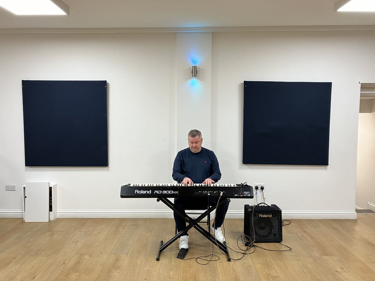 Having a little rehearsal for a secret performance soon 🤐 👊 😂