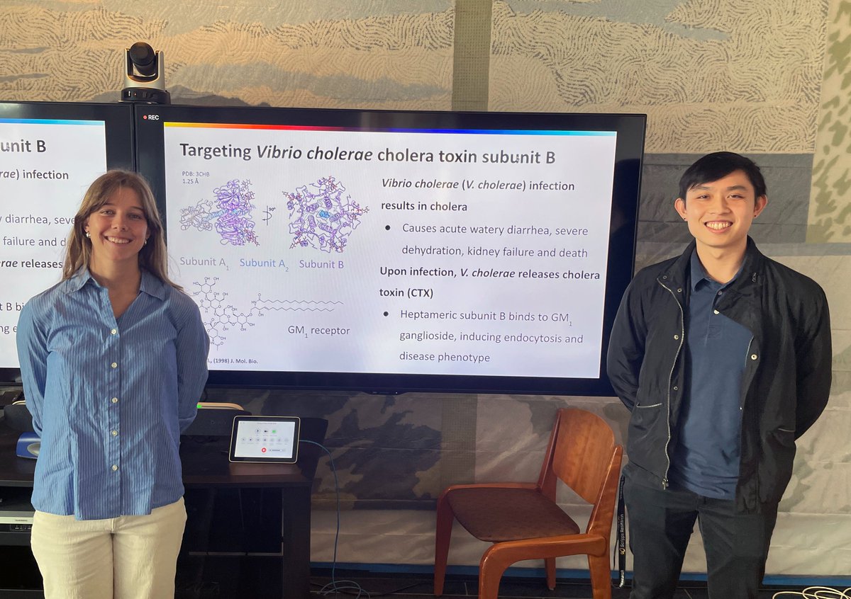 Lander Lab (@landerlab) on Twitter photo Congrats to our grad students who pitched therapeutic targets at this year's <a href="/ScrippsGradPrgm/">Scripps Research Graduate Program</a> Drug Discovery Shark Tank - particularly Shelby <a href="/ShelbyFerrier/">Shelby Ferrier</a> and Morgan <a href="/m_m_gee/">Morgan Gee</a> on their winning proposal to target Cholera toxin subunit B, which raised $4 million! Congrats to our grad students who pitched therapeutic targets at this year's <a href="/ScrippsGradPrgm/">Scripps Research Graduate Program</a> Drug Discovery Shark Tank - particularly Shelby <a href="/ShelbyFerrier/">Shelby Ferrier</a> and Morgan <a href="/m_m_gee/">Morgan Gee</a> on their winning proposal to target Cholera toxin subunit B, which raised $4 million!