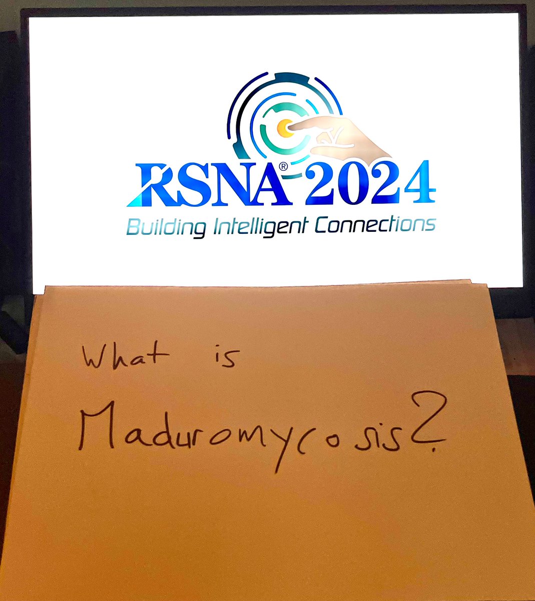 Reto Sutter (@sutterbalgrist) on Twitter photo Big win at the Radiology #Jeopardy today: The final winning diagnosis was Maduromycosis!
Thanks to all who were part of the session at #RSNA2024. And thanks to <a href="/alineserfaty/">Aline Serfaty</a> and <a href="/tatcantarelli/">Tatiane Cantarelli, MD</a> for writing an excellent article on the topic: link.springer.com/article/10.100…
<a href="/RSNA/">RSNA</a> #MSKrad Big win at the Radiology #Jeopardy today: The final winning diagnosis was Maduromycosis!
Thanks to all who were part of the session at #RSNA2024. And thanks to <a href="/alineserfaty/">Aline Serfaty</a> and <a href="/tatcantarelli/">Tatiane Cantarelli, MD</a> for writing an excellent article on the topic: link.springer.com/article/10.100…
<a href="/RSNA/">RSNA</a> #MSKrad