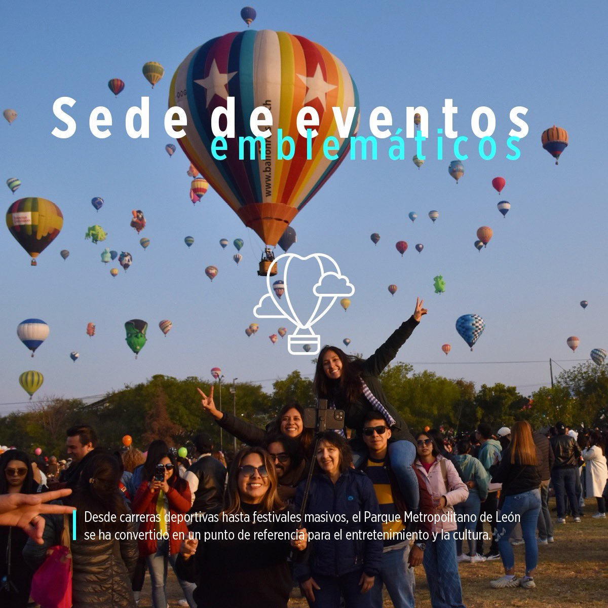 parkmetroleon's tweet photo. 🌿✨ El Parque Metropolitano de León tiene algo especial para todos. 💚
Ven y descúbrelo por ti mismo. 🎈🏞️
#ViveElMetro #ElParqueEsDeTodos https://t.co/PD7d5S8SdF