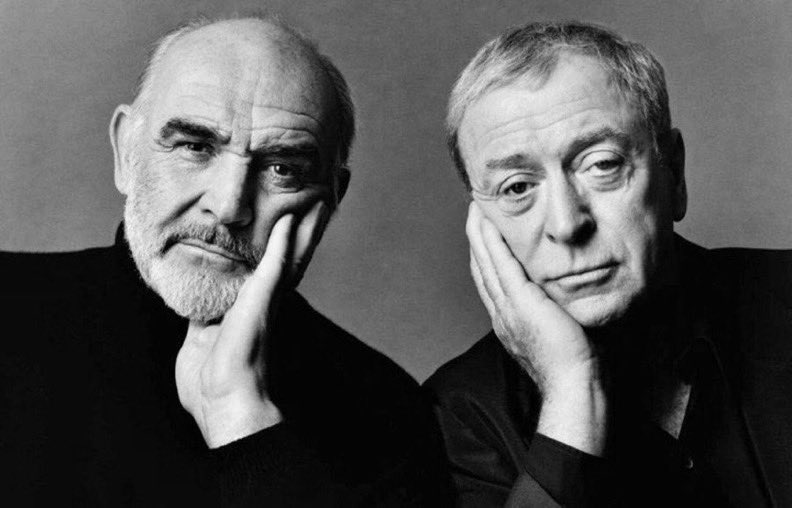JuanFerrerVila's tweet photo. Sean Connery and Michael Caine. https://t.co/5NNOsDnTTL
