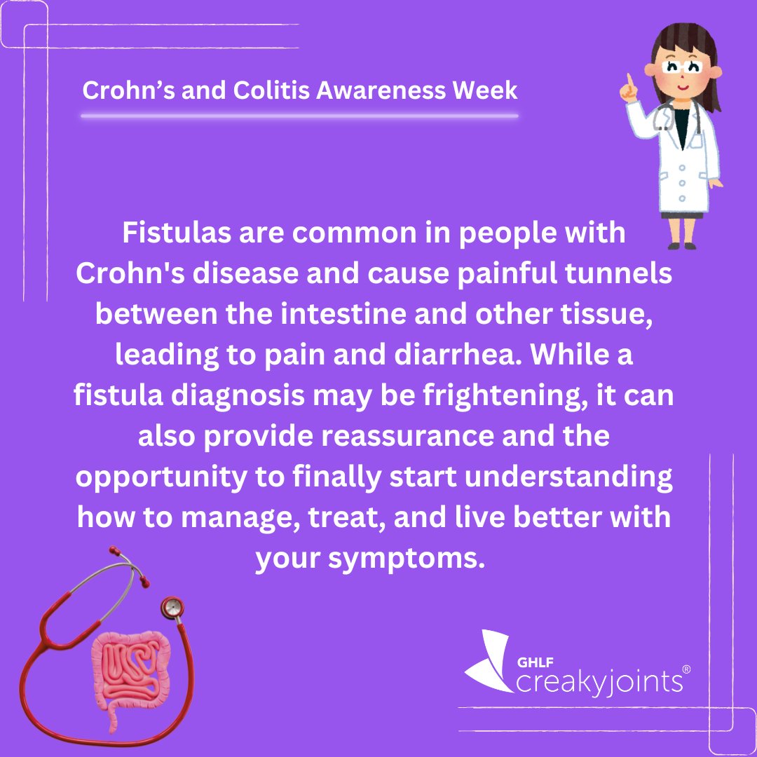 This Crohn’s and Colitis Awareness Week, we’re talking about a complication known as fistula. We know talking about fistula symptoms can feel awkward, so we created tips and a guide to help you start the conversation and get the care you need. 
Head over to the link below to get