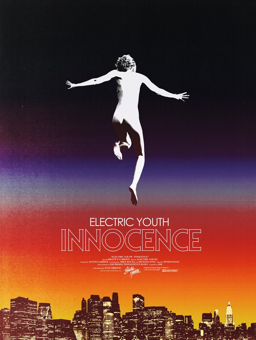 Original Innocence single poster by the great film poster designer Jay Shaw/Iron Jaiden ( kingdomofnonsense.com )

Innerworld 10th Anniversary Edition out now, featuring the new “Innocence (Dear AB Remix)”
electricyouthmusic.lnk.to/Innerworld10th…

EY X Jay Shaw Innerworld poster prints out soon