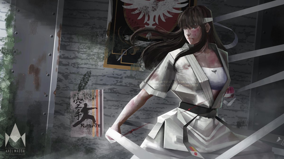KungFuZhenya's tweet photo. "You should train in my dojo!"

🥋 New OC
🇩🇪 New account (old account got locked)
🥋 Not lewd
🇩🇪 Friendly writer
🥋 Written by #Icy
🇩🇪 Face claim is Hitomi
🥋 RT, Like and Follow this Karate Gal? https://t.co/rn1JdpNRbk