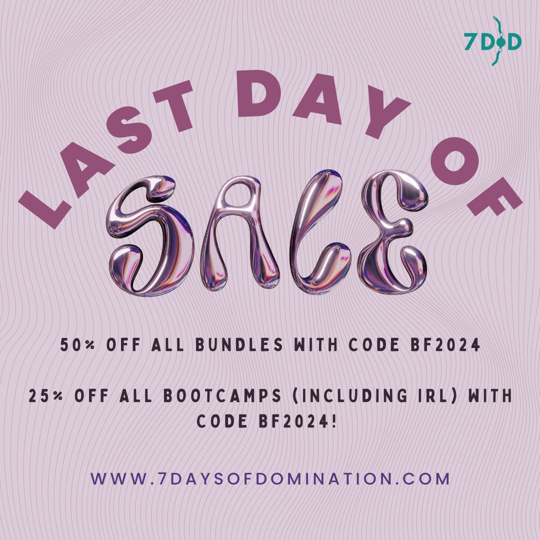 LAST CHANCE TO SHOP OUR SALE 
CODES EXPIRE EOD 12/5!! 
DON'T MISS OUT 😎