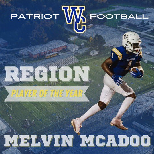 Coach Rob Stowe (@robstowe4) on Twitter photo Congratulations to Region Co-Player of the Year <a href="/McadooMelvin9/">Melvin Mcadoo |||</a> (Melvin McAdoo)! 1500 all purpose yards/10 offensive TD’s/5 Return TD’s/1 Defensive TD. 83 Tackles 5 INT’s
Photo credit <a href="/zeke_best/">Zeke Best</a>
Graphic credit <a href="/elijah_stowe/">elijah stowe</a> Congratulations to Region Co-Player of the Year <a href="/McadooMelvin9/">Melvin Mcadoo |||</a> (Melvin McAdoo)! 1500 all purpose yards/10 offensive TD’s/5 Return TD’s/1 Defensive TD. 83 Tackles 5 INT’s
Photo credit <a href="/zeke_best/">Zeke Best</a>
Graphic credit <a href="/elijah_stowe/">elijah stowe</a>