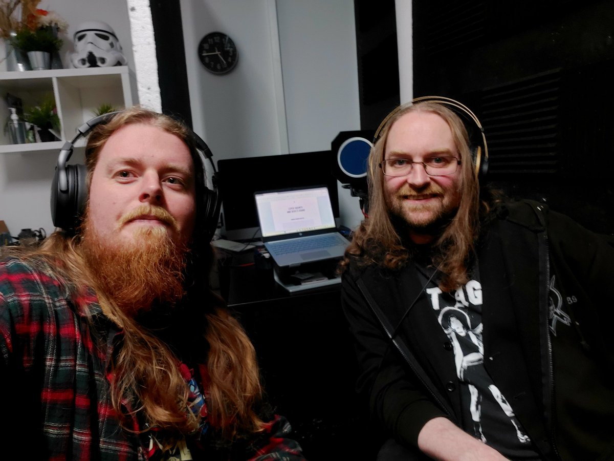 Introducing the sound engineer on the Mythbusting audiobook recording - Jack Perkins aka Kraven Mordeth from metal titans <a href="/EvilScarecrowUK/">Evil Scarecrow</a> 

This fella and I go way back to my days in the music biz and its been grand to get 4 more chapters in the can with him today!
