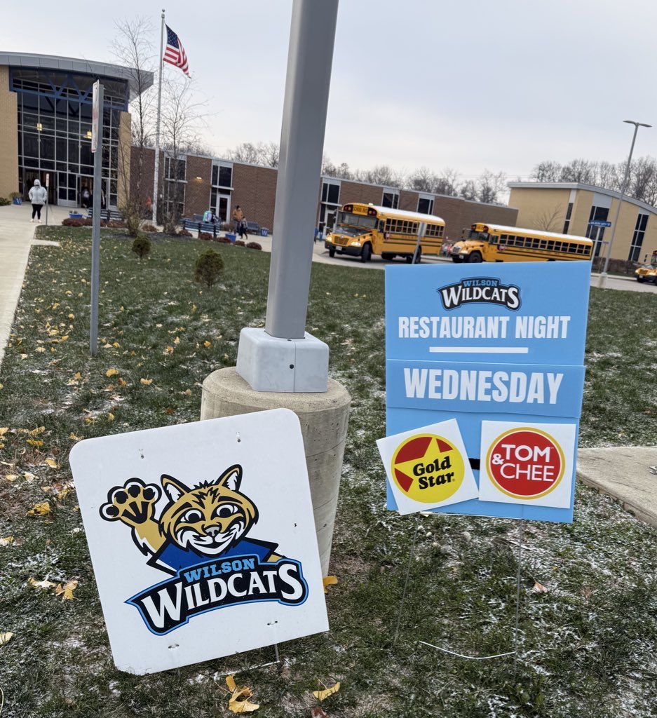 Grab a meal today and mention <a href="/WilsonElem/">Wilson Elementary</a>