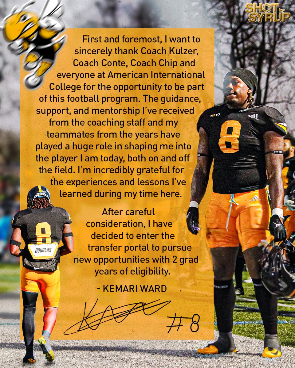 Thank you to everyone on the Aic staff again , and will always appreciate the support on my journey . Recruitment is now open ✍🏽