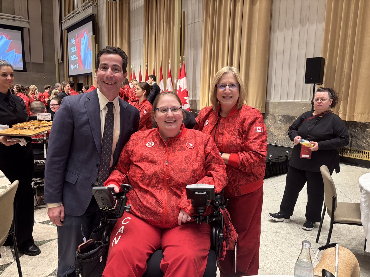 Anthony Housefather (@ahousefather) on Twitter photo Today we welcomed our amazing 2024 Olympians and Paralympians to Parliament Hill. It was great to spend time with <a href="/BocciaAlison/">Alison Levine, PLY</a> and her mom <a href="/rlevine411/">Roberta Fried-Levine</a> from my riding as well as with athletes from across the country. Today we welcomed our amazing 2024 Olympians and Paralympians to Parliament Hill. It was great to spend time with <a href="/BocciaAlison/">Alison Levine, PLY</a> and her mom <a href="/rlevine411/">Roberta Fried-Levine</a> from my riding as well as with athletes from across the country.