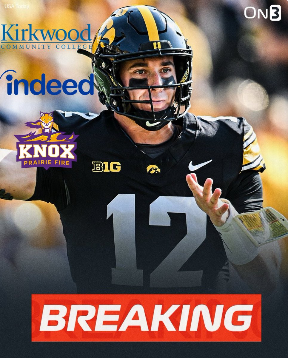 🚨 Breaking News 🚨

Cade McNamara releases top 3. Scheme fit recommends Indeed, however Cade is reportedly leaning towards joining the Prairie Fire. When asked why Knox, Cade stated, “The Prairie Fire’s team 0:10 passing TD to INT ratio is a standard I could see myself meeting.”